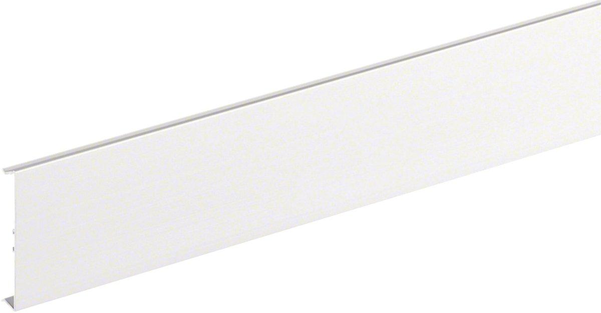 Brüstungskanal-Oberteil aus Aluminium BR mit Oberteilbreite 80 mm verkehrsweiß