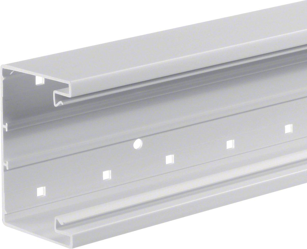 Brüstungskanalunterteil tehalit. BRP 65x100 mm PVC verkehrsweiß