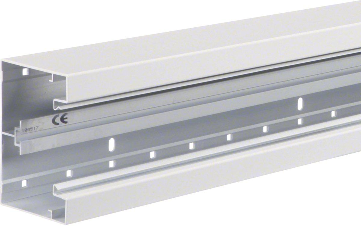 Brüstungskanal-Unterteil frontrastend BRA 85x130mm aus Aluminium in verkehrsweiß