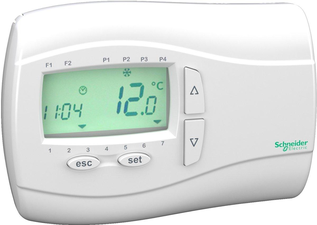 Bedienterminal Modicon M171 LCD Display beleuchtet 1 AE Uhr Wandmontage weiß