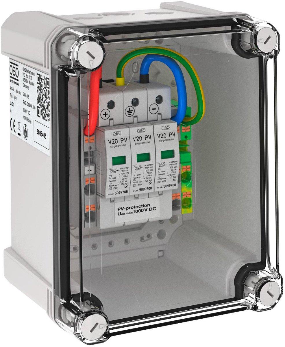 Generatoranschlusskasten 1 PV-String auf 1 WR-MPP 1000V DC