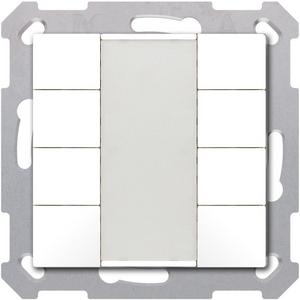 KNX Taster 55 8-fach Reinweiß matt