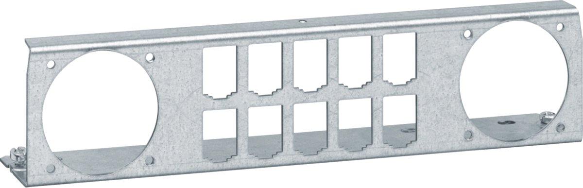 Patchpanel für 10xRJ45+2x Integro flow