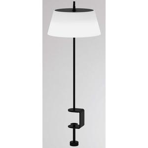 EEDEN M C T Tischleuchte schwarz weiß satiniert LED 2700K   mit Klemme