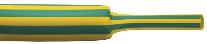 Warmschrumpfschlauch dünnwandig SR1F 38,1-19,1 1M grün/gelb