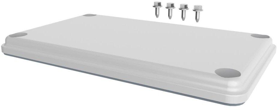 Flanschplatte aus 2-Komponenten-Kunststoff bis IP66 metrische Einführungen