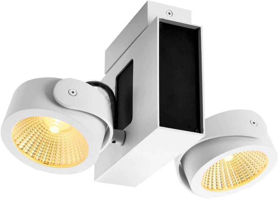 TEC KALU LED Indoor Wand/Deckenaufbauleuchte double weiß/schwarz 60° 3000K