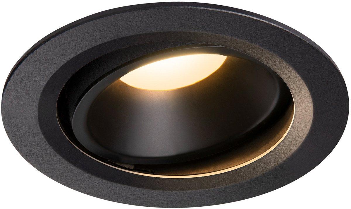 NUMINOS MOVE DL L LED Deckeneinbauleuchte schwarz/schwarz 3000K 55° dreh/schwenk