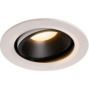 NUMINOS MOVE DL L LED Deckeneinbauleuchte weiß/schwarz 3000K 20° dreh/schwenk