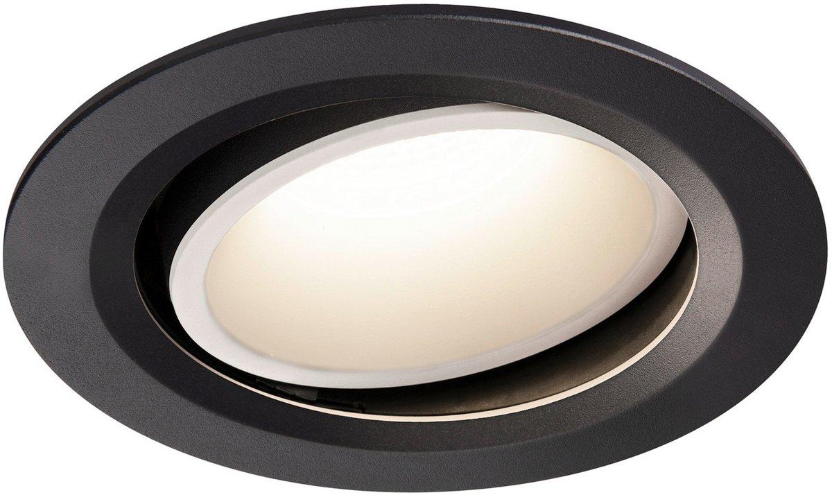 NUMINOS MOVE DL L LED Deckeneinbauleuchte schwarz/weiß 4000K 20° dreh/schwenk