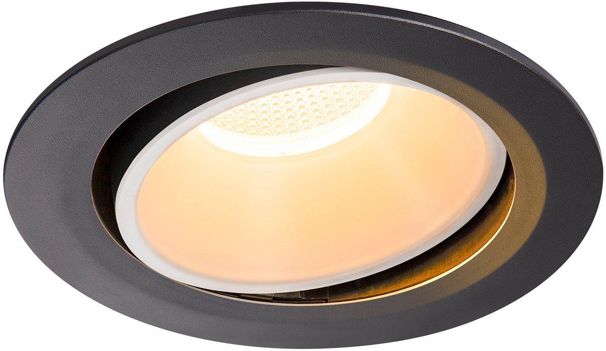 NUMINOS MOVE DL XL LED Deckeneinbauleuchte schwarz/weiß 2700K 40° dreh/schwenk