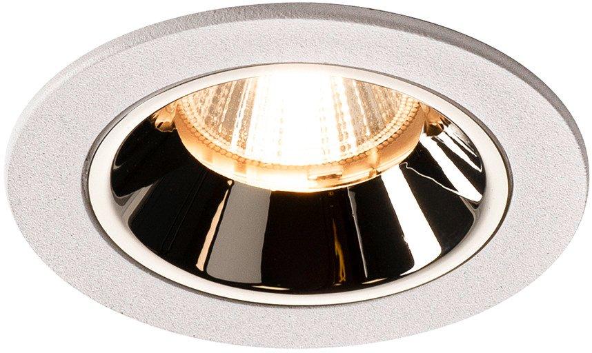 NUMINOS DL S LED Deckeneinbauleuchte weiß/chrom 2700K 20° inkl. Blattfedern