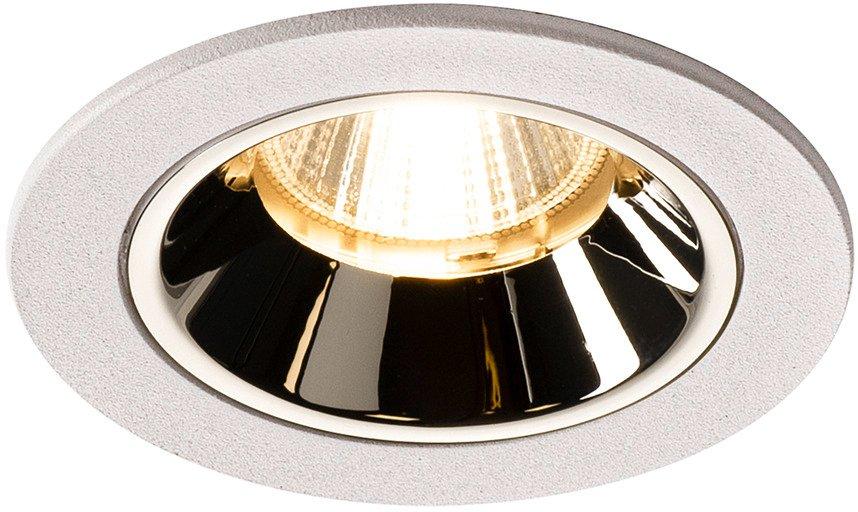 NUMINOS DL S LED Deckeneinbauleuchte weiß/chrom 3000K 20° inkl. Blattfedern