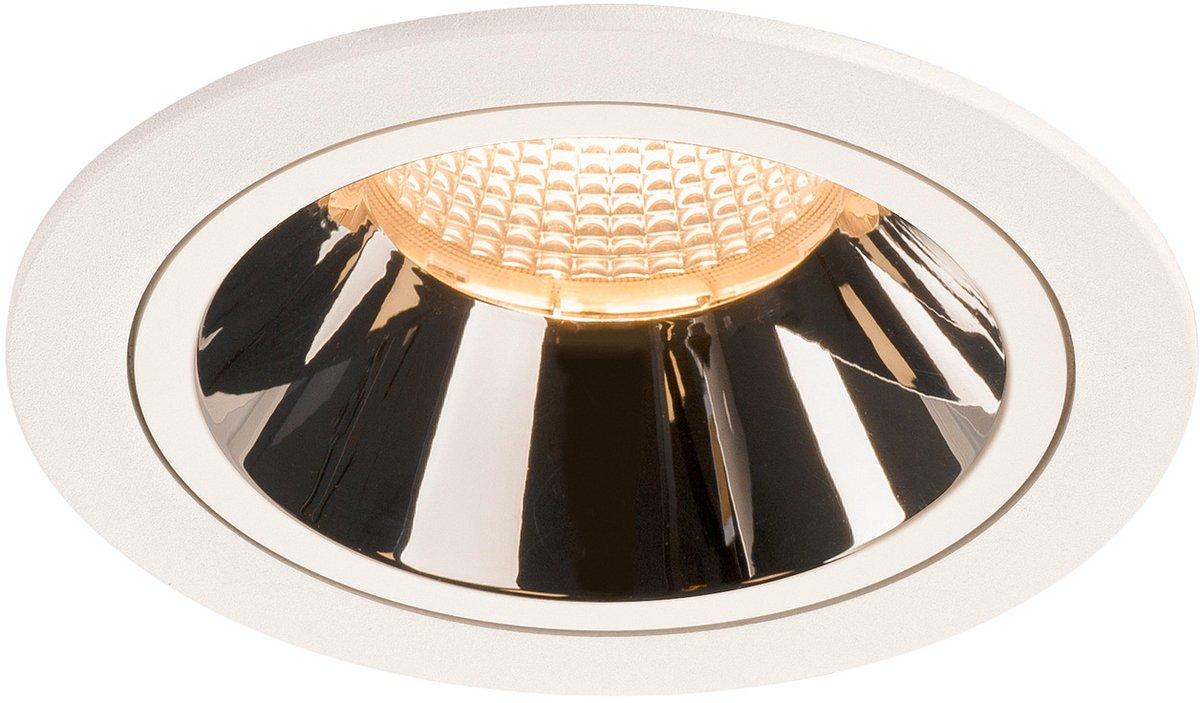 NUMINOS DL L Indoor LED Deckeneinbauleuchte weiß/chrom 2700K 40°