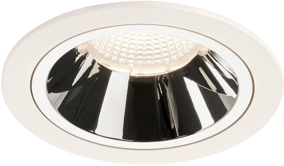 NUMINOS DL L Indoor LED Deckeneinbauleuchte weiß/chrom 4000K 40°