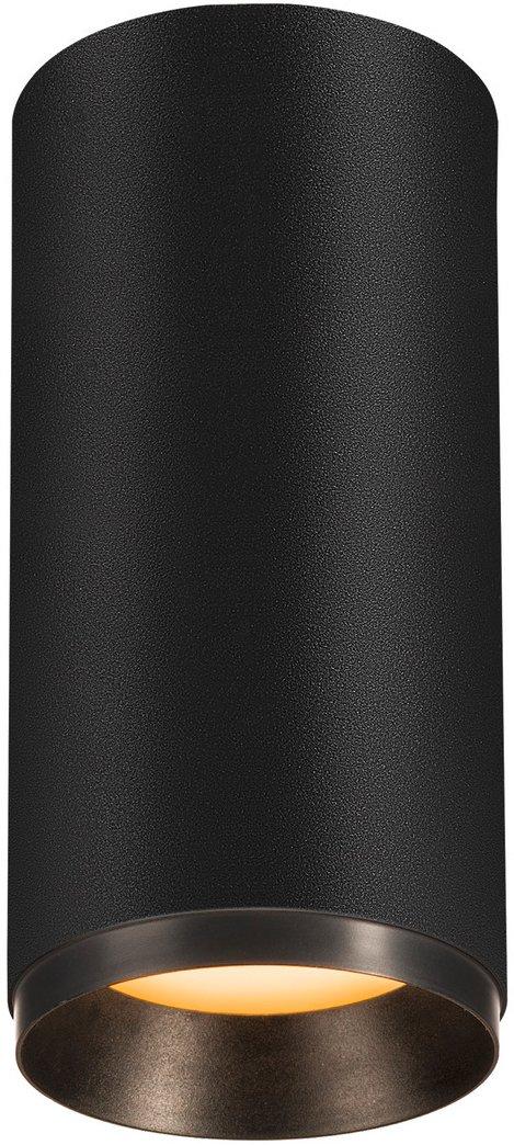 NUMINOS CL DALI M Indoor LED Deckenaufbauleuchte schwarz/schwarz 2700K 60°