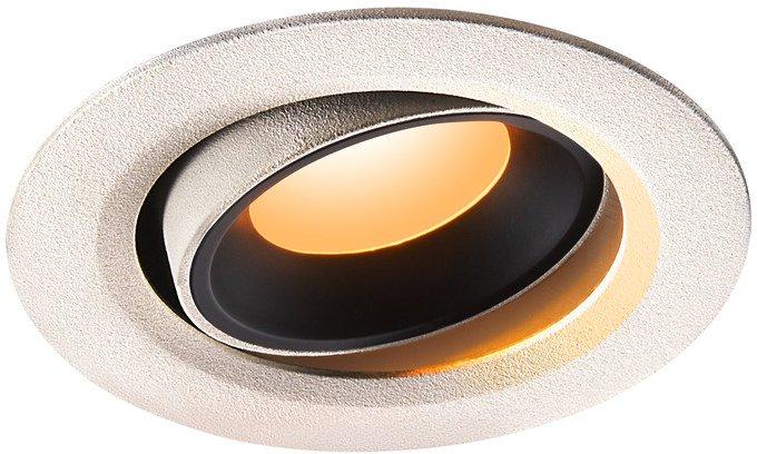 NUMINOS MOVE XS Deckeneinbauleuchte weiß/schwarz 2700K 40°