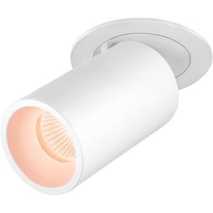 NUMINOS PROJECTOR M Deckeneinbauleuchte 2700 K 55° zylindrisch weiß/weiß