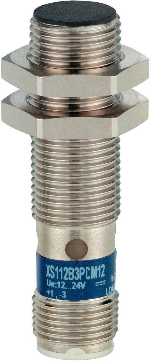 XS1-Indu. Näherungsschalter M12 L50 mm Messing Sn 4 mm 12-24 V DC M12