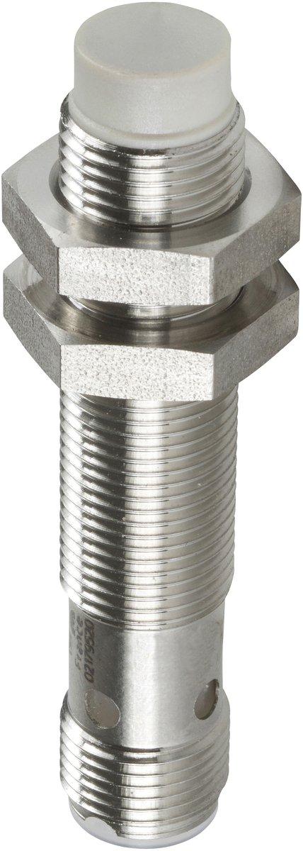 XS6-Indu. Näherungsschalter M12 L66mm Messing Sn 7mm 12-48 V DC M12