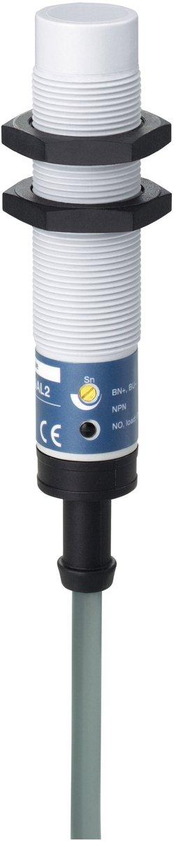 XT2-Kap. Näherungsschalter zylindrisch M18 Kunststoff Sn 8mm 2m Kabel