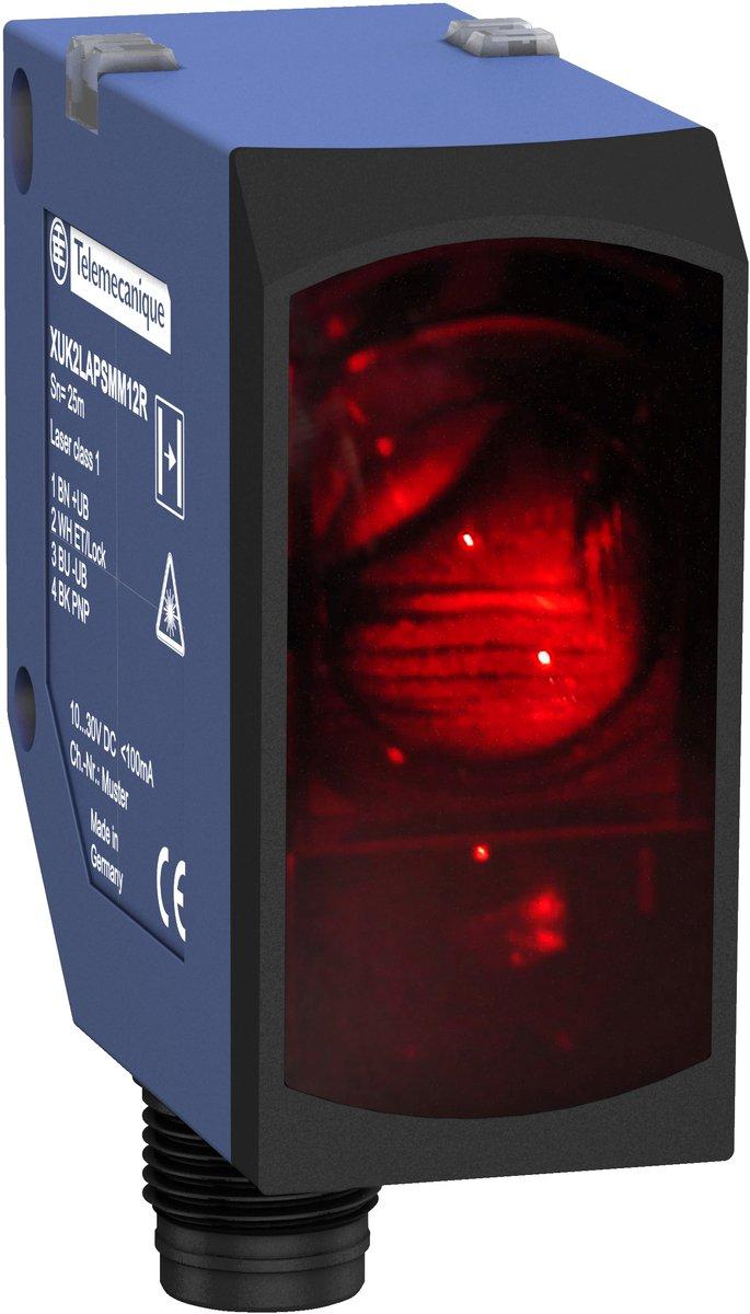 XUK-Optoe. Laser Sensor Einweg-Lichtschranke Sender Sn 30m 10-30 V DC M12