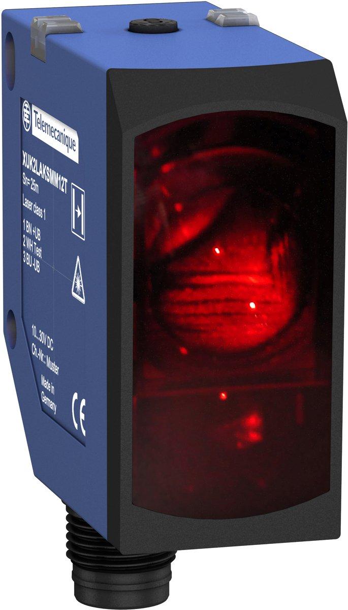 XUK-Optoe. Laser Sensor Einweg-Lichtschr. Empfänger Sn 30m 10-30 V DC M12