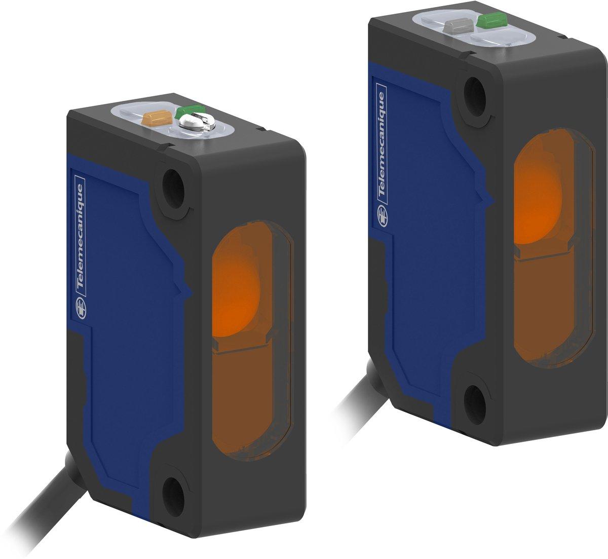 Einweg-Lichtschranke XUM Miniatur Smax = 30 m NPN-Ausgang 2 m Kabel