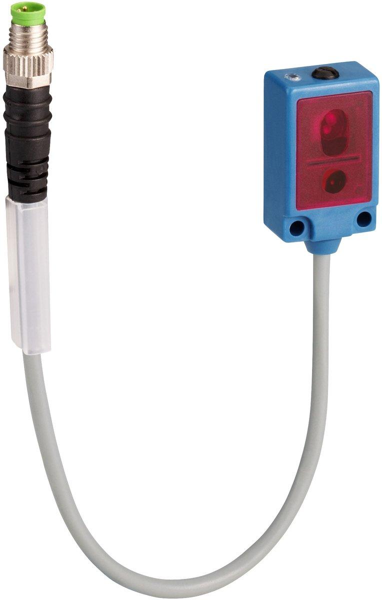 XUY-Optoe. Sensor Hintergrundausblendung Sn 0,08m 12-24 V DC M8
