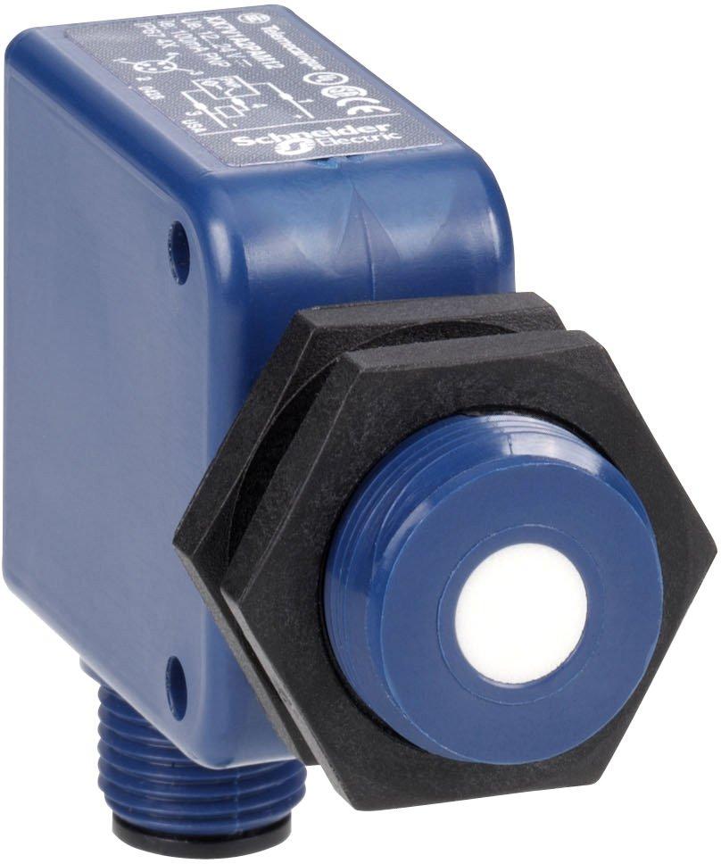 Ultraschallsensor quaderförmig Sn 0,5m 4-20mA M12