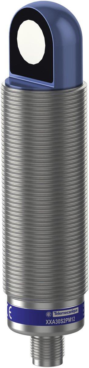 M30-Ultraschallsensor abgewinkelt Edelstahlgehäuse 316L SN=2M PNP M12