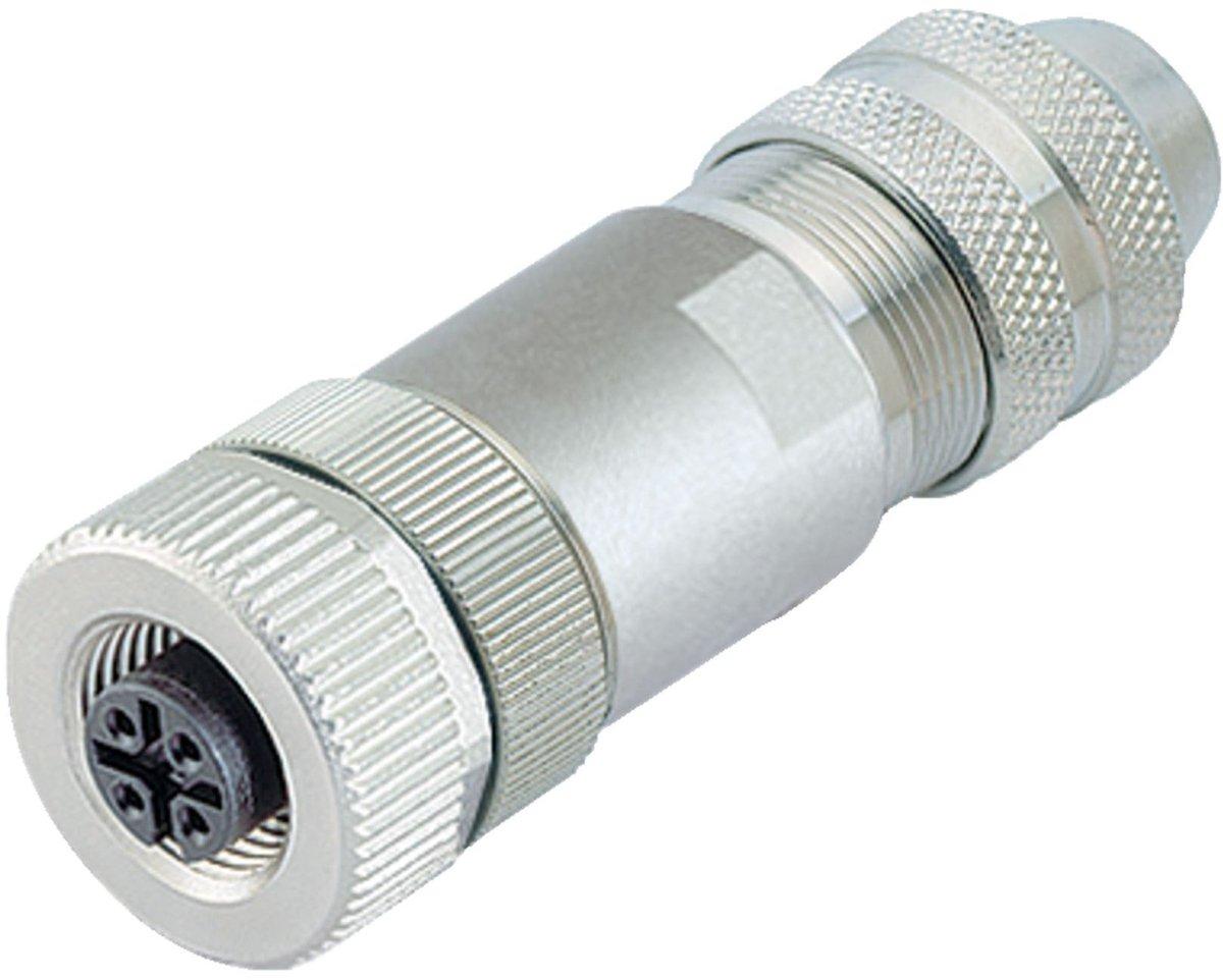 M12-A Kabeldose 5-polig 4,0 bis 6,0 mm schirmbar Schraubklemmen IP67 UL