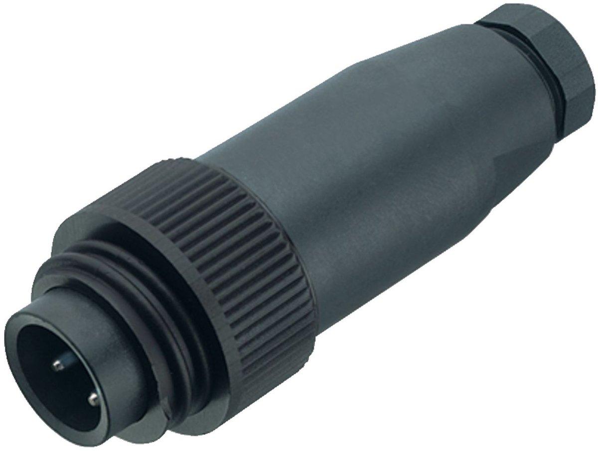 RD24 Kabelstecker 6-polig +PE 6,0 bis 9,0 mm ungeschirmt löten IP67 PG 9