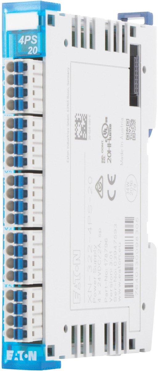 Energie-Versorgungsmodul 4 x 24 V DC / 2 A kurzschlussfest