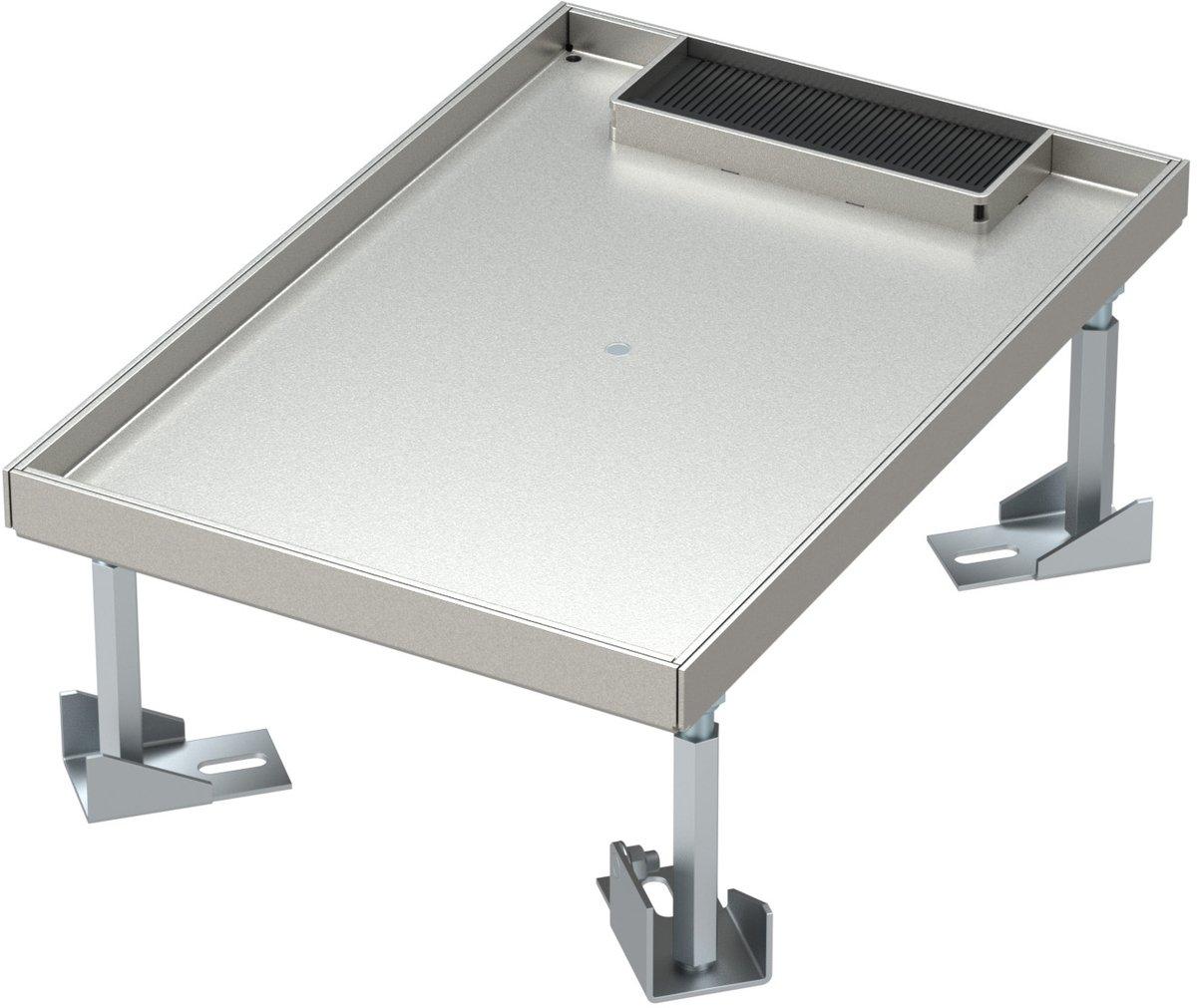 Bodendose für Doppelboden mit Deckel 7M