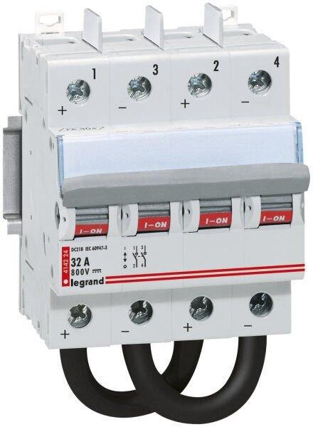 DX3 Lasttrennschalter 2P 63A 800V DC 4 Module