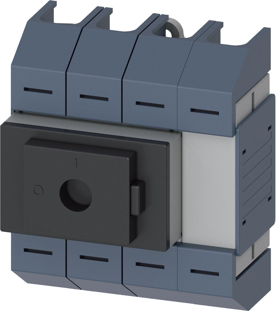 Lasttrennschalter 63A Baugr. 02 4-polig Frontantrieb mittig Grundgerät