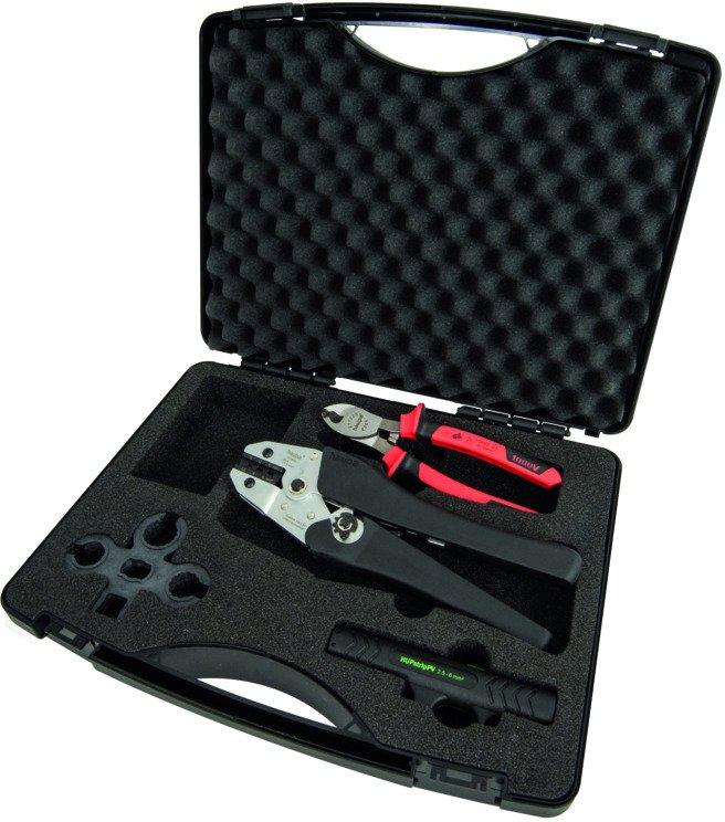 HUPsolarKit3 5-teiliges Set im praktischen Kunststoffkoffer