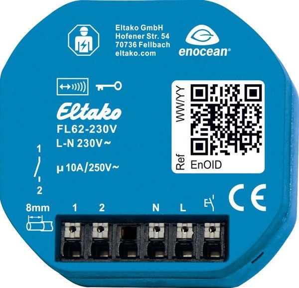 Funk-Lichtaktor 1 Schließer 10A FL62-230V