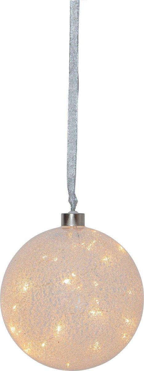 GLOW SNOW LED-Kugel 30 Durchmesser 150 Satiniert