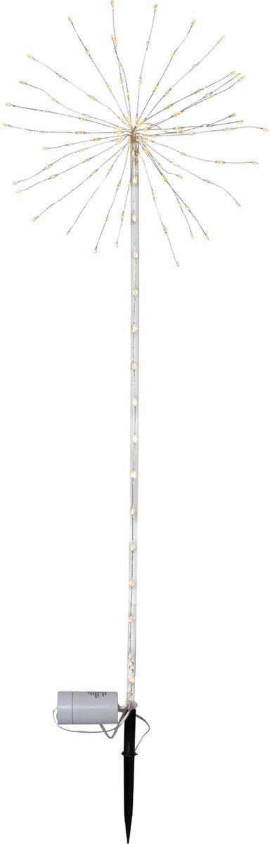 FIREWORK OUTDOOR LED-Feuerwerk mit Spiess H1000mm Schwarz Transparent