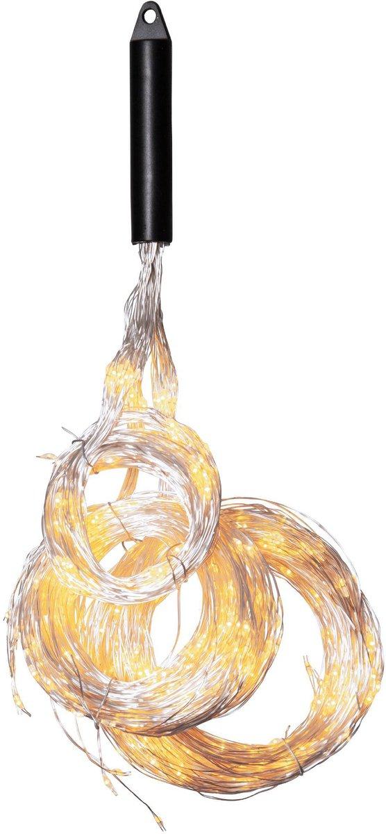 DEW DROP LED-Lichterkette 720 L3000mm Silber Transparent