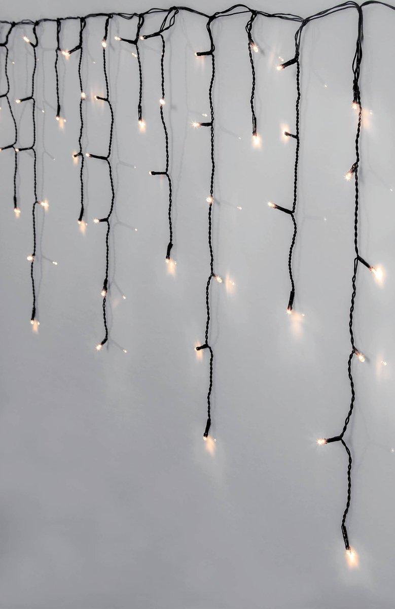 CRISPY ICE WHITE LED-Vorhang 480 11900x550 Schwarz
