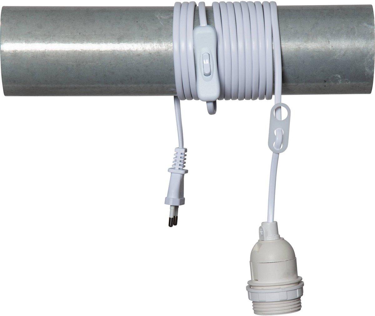 BASIC Kabel L-3500 mit 1x25W E27-Fassung+Stecker weiß