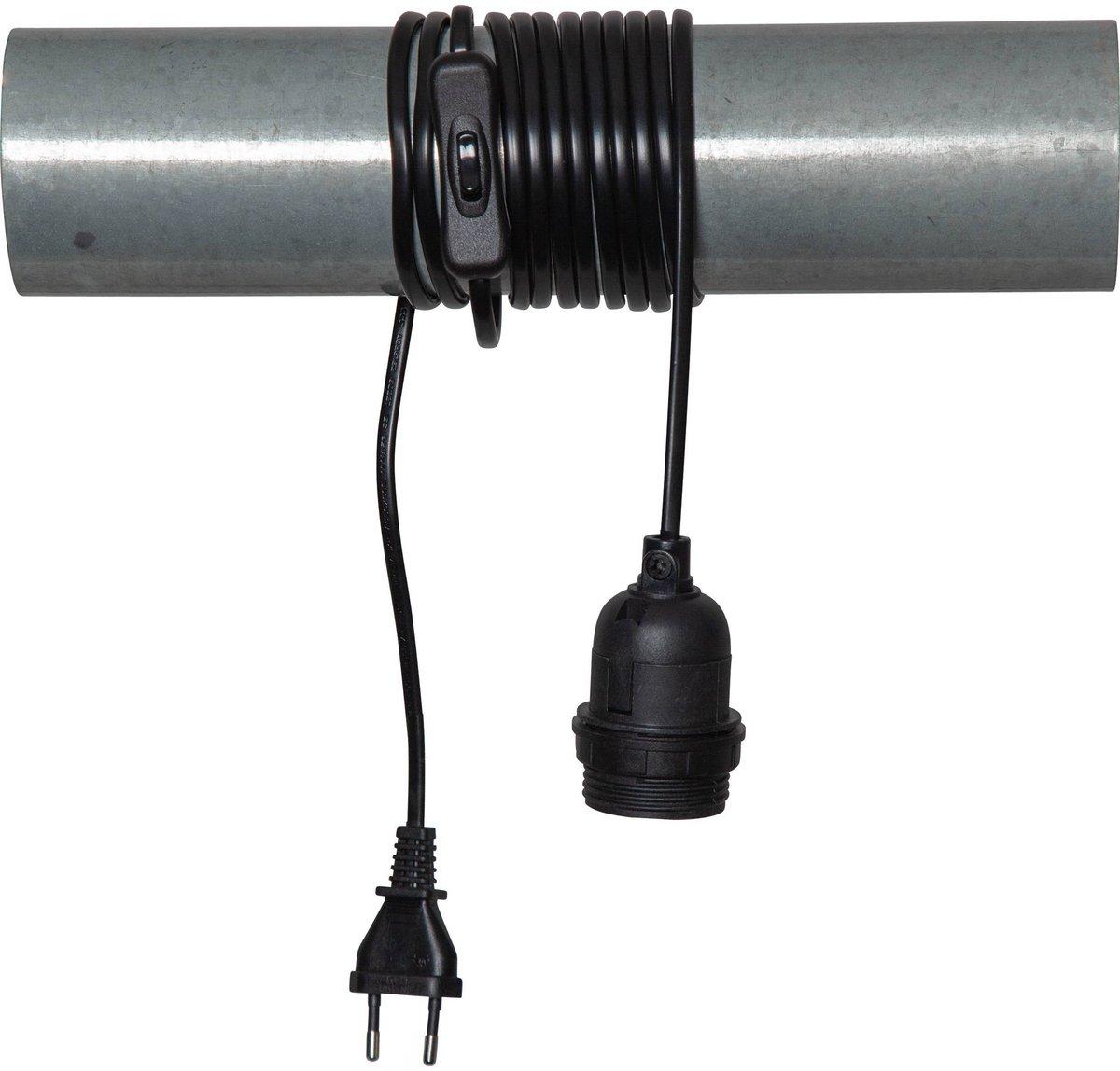 BASIC Kabel L-3500 mit 1x25W E27-Fassung +Stecker schwarz
