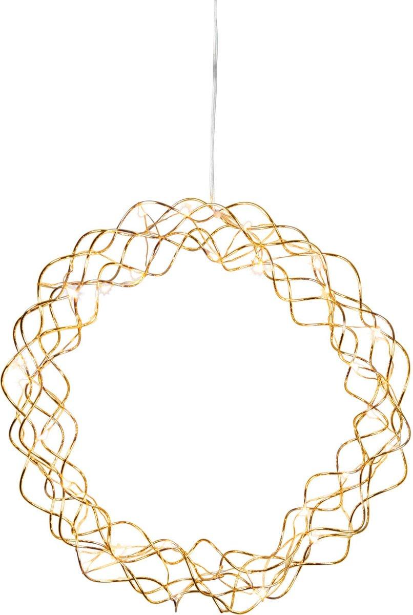 CURLY LED-Ring 30 Durchmesser 300 Messing
