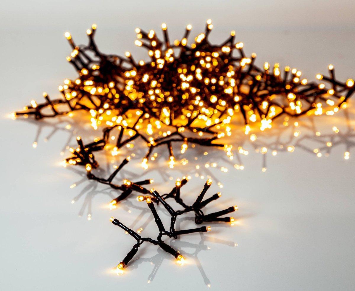 GOLDEN WARM WHITE LED-Lichterkette 1200 L-24000 Schwarz