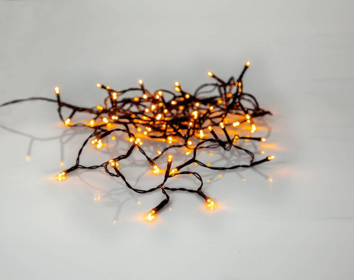 GOLDEN WARM WHITE LED-Lichterkette 80 L-5600 Schwarz