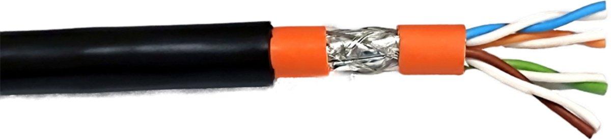 Kat.7 Innen-/Aussenkabel 1200MHz AWG23 S/FTP 100m