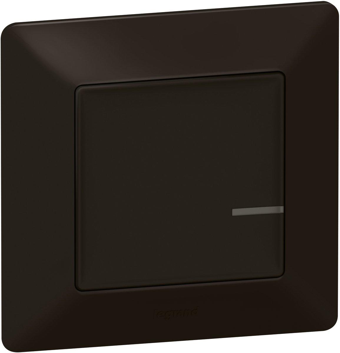 Funk-Schalter/Dimmer with Netatmo 2-Leiter 5-300 W Inkl. Wippe Rahmen Schutzabd.